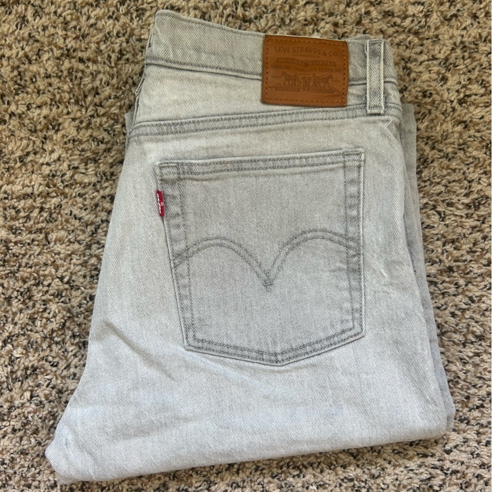 Levi’s Wedgie Straight Cropped Jean - Gray wash, 29 - Picture 4 of 4